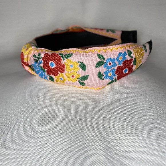 Flower Embroidered Headband - Picture 3 of 3
